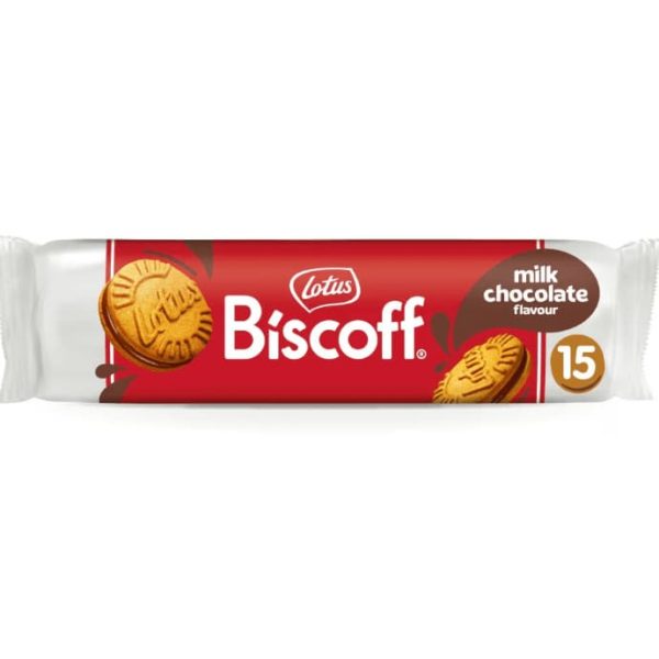 Lotus Μπισκότα με γέμιση σοκολάτας γάλακτος – Lotus Biscoff – 150gr