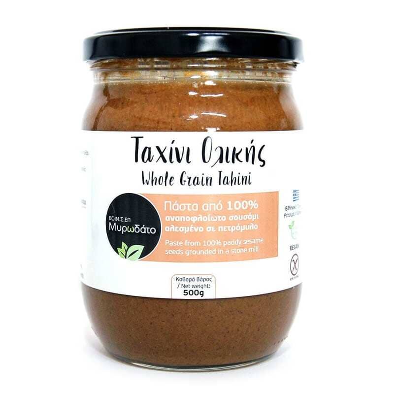 Ταχίνι βιολογικό ολικής vegan BIO – Μυρωδάτο – 500gr